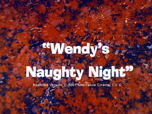 Wendy's Naughty Night movie